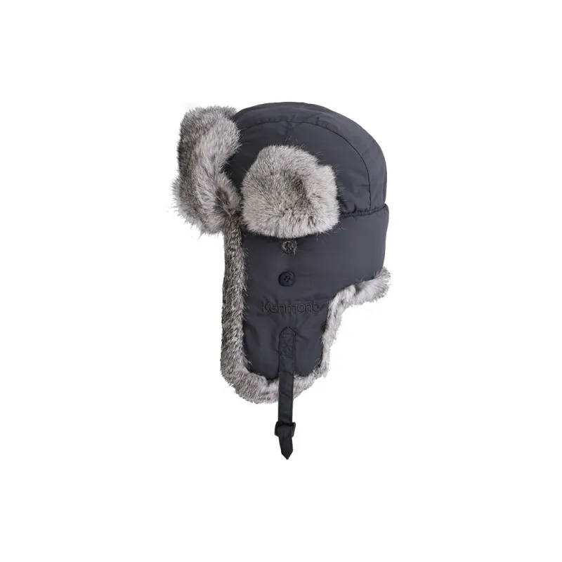 KENMONT Rabbit Fur Blend Trapper Hats Men's-13