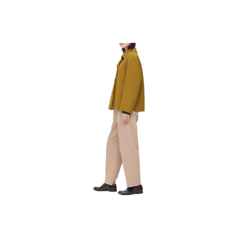 UNIQLO Coats Women's Yellow-3