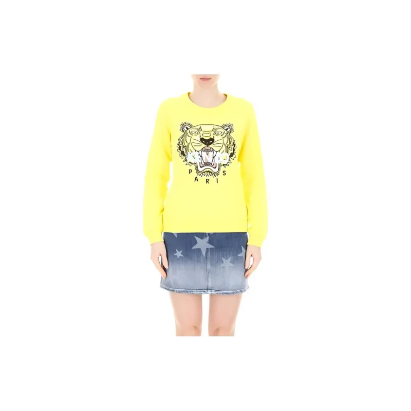 KENZO Sweatshirt Women's Yellow-1