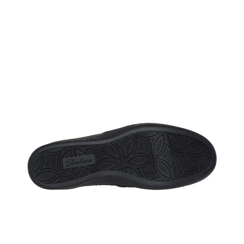 Skechers Pier Lite Anti-Slip Wear-Resistant Low-Top Casual Shoes Women's Black-4