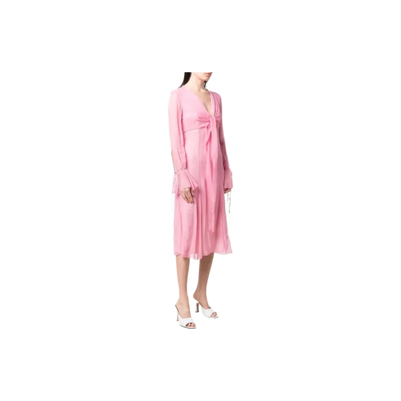 Blumarine Long-Sleeved Dresses Women's Pink-3