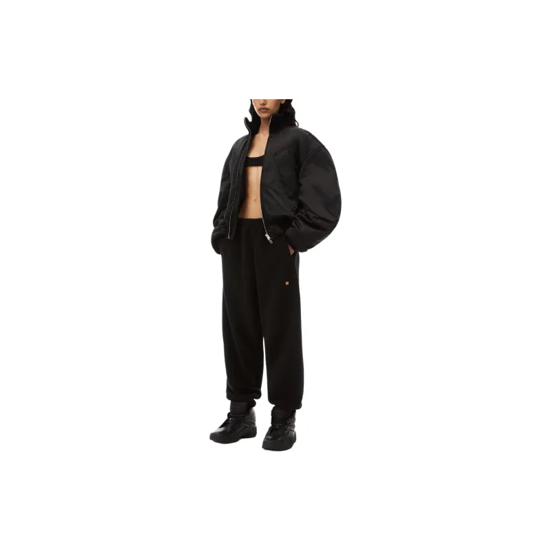 Alexander Wang Knitted Sports Pants Women's Black-1