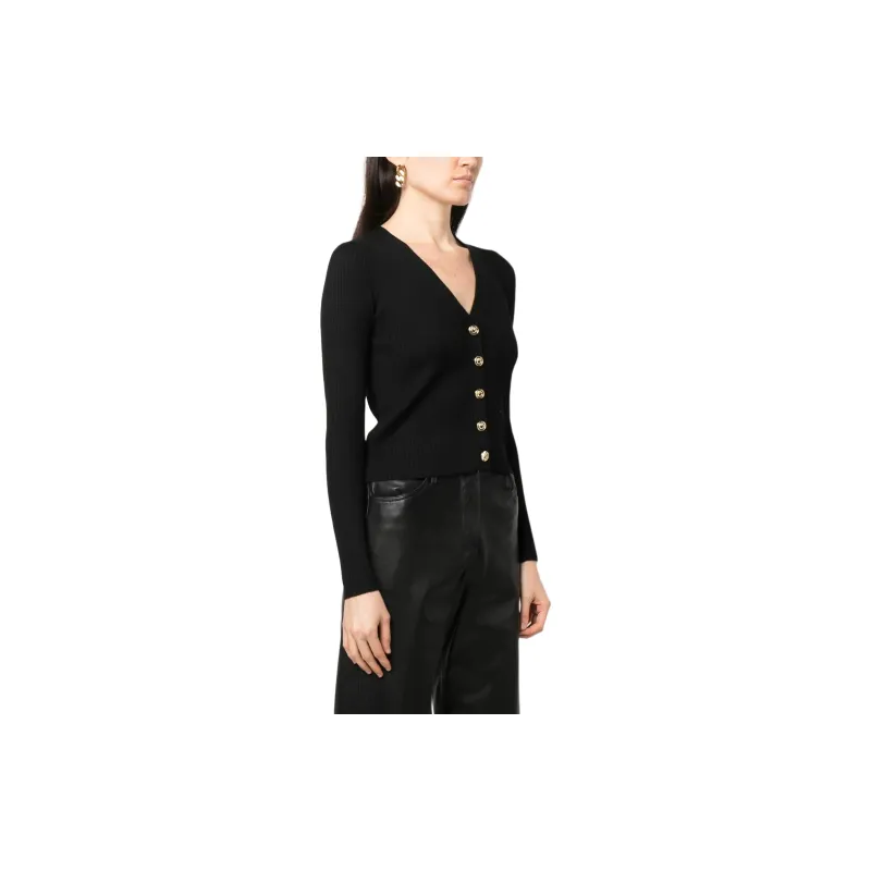 PINKO Buttoned Long Sleeved Cardigan-3