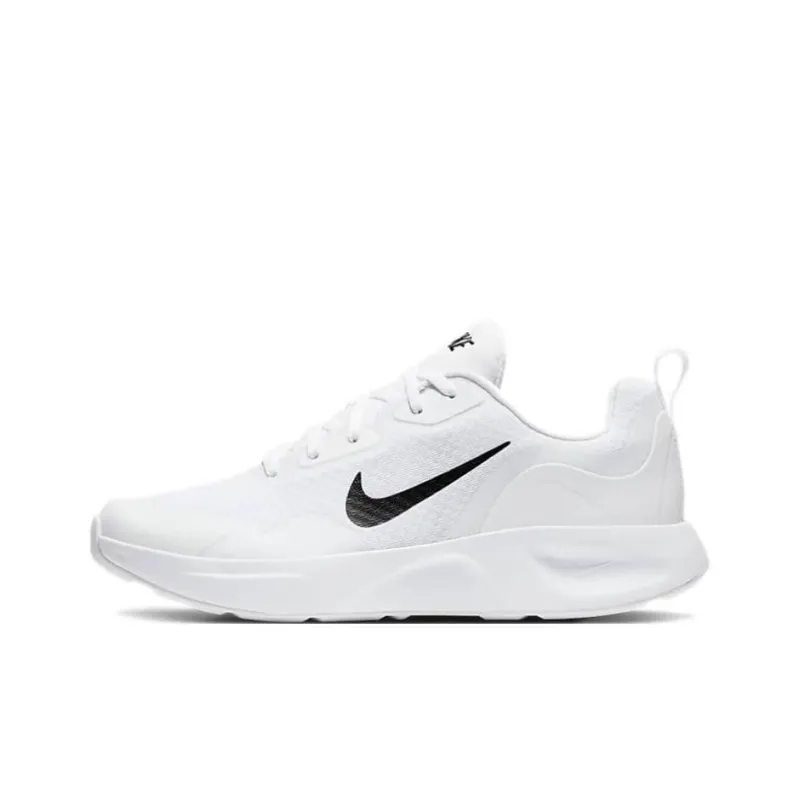 Nike Wearallday Cushioned Slip-Resistant Breathable Low-Top Running Shoes Women's White-0