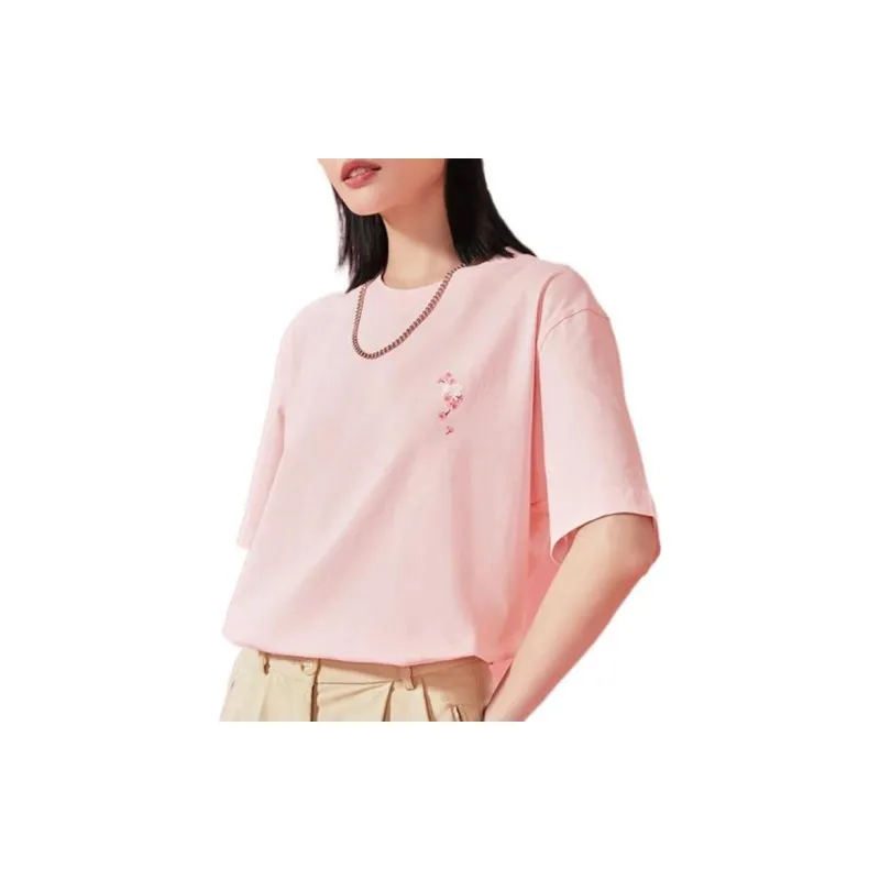 LiNing Sports Trend Series T Shirt Women's Pink-2