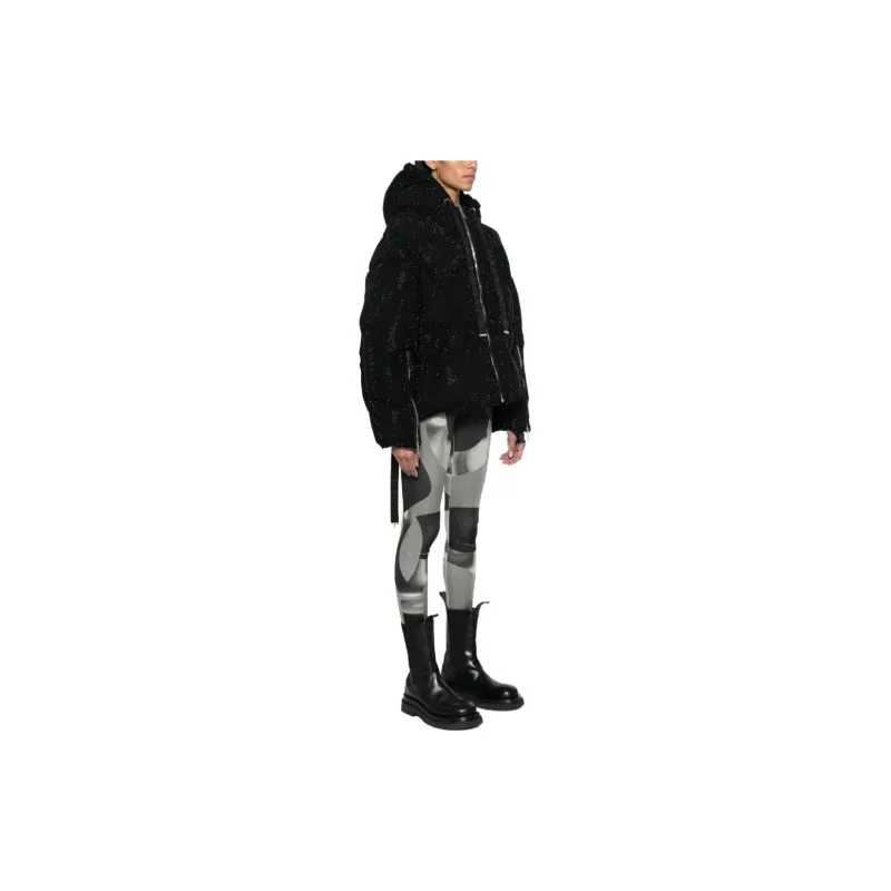 KHRISJOY Puff Khris Rhinestone Black-3