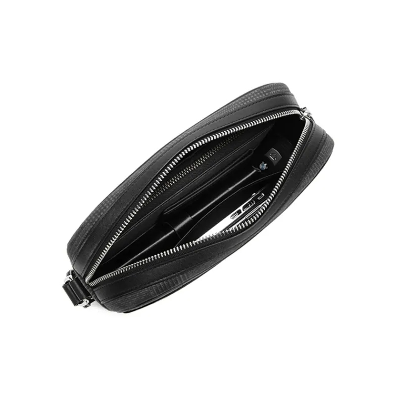 BVP Genuine Leather Shoulder Bag Cell Phone Pouch Fashion Small Bag Unisex-1