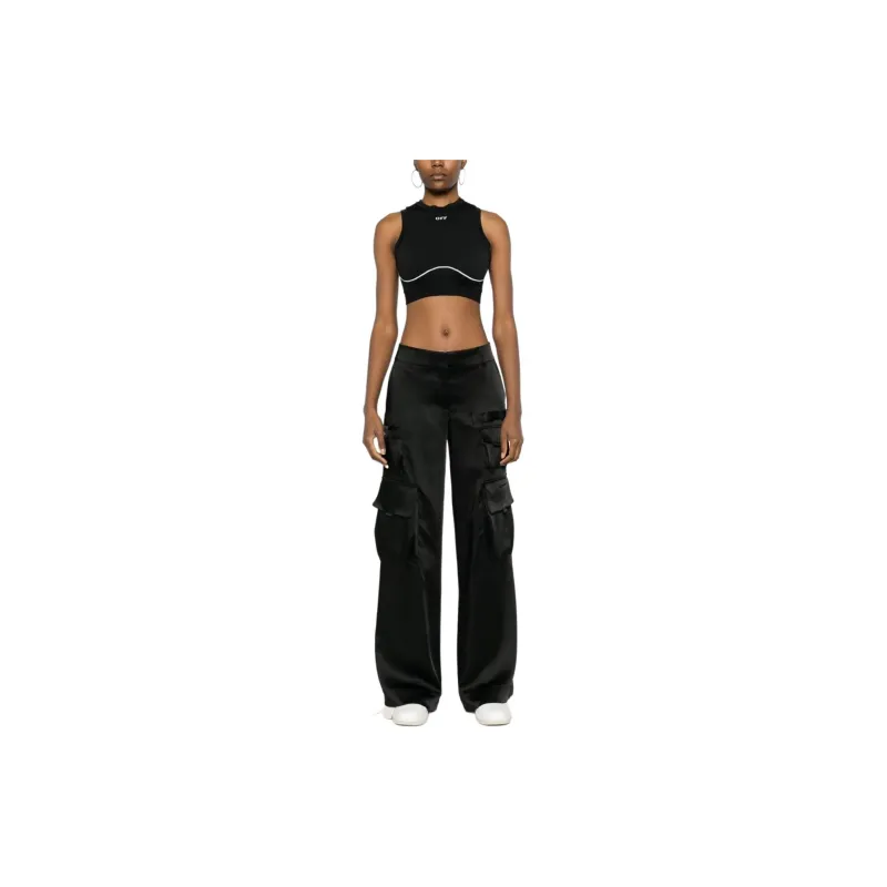 OFF WHITE Regular T Shirt Regular Fit Women's Black-1