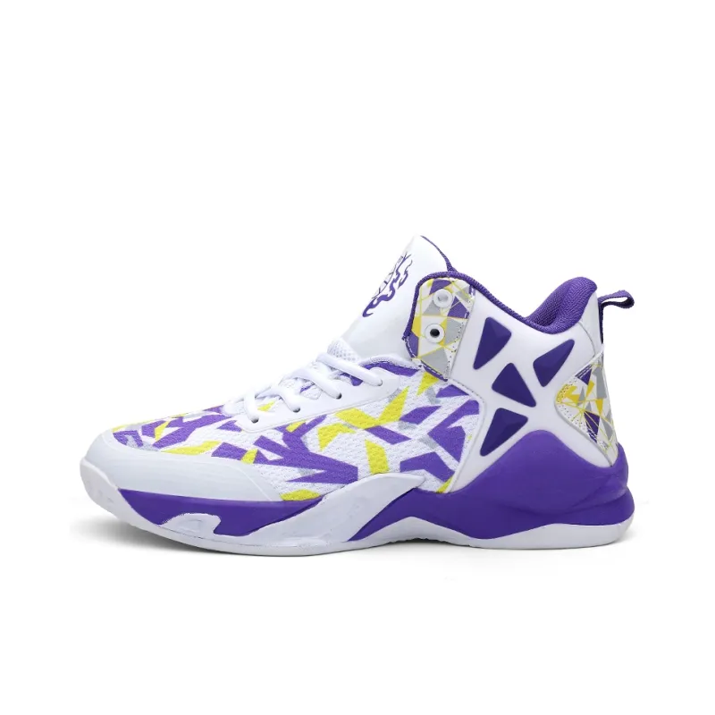 GQWE Cushioning Breathable Lightweight High-Top Basketball Shoes Unisex-20