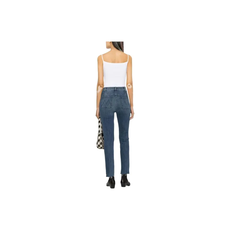 MOTHER The Hustler Distressed Jeans-3