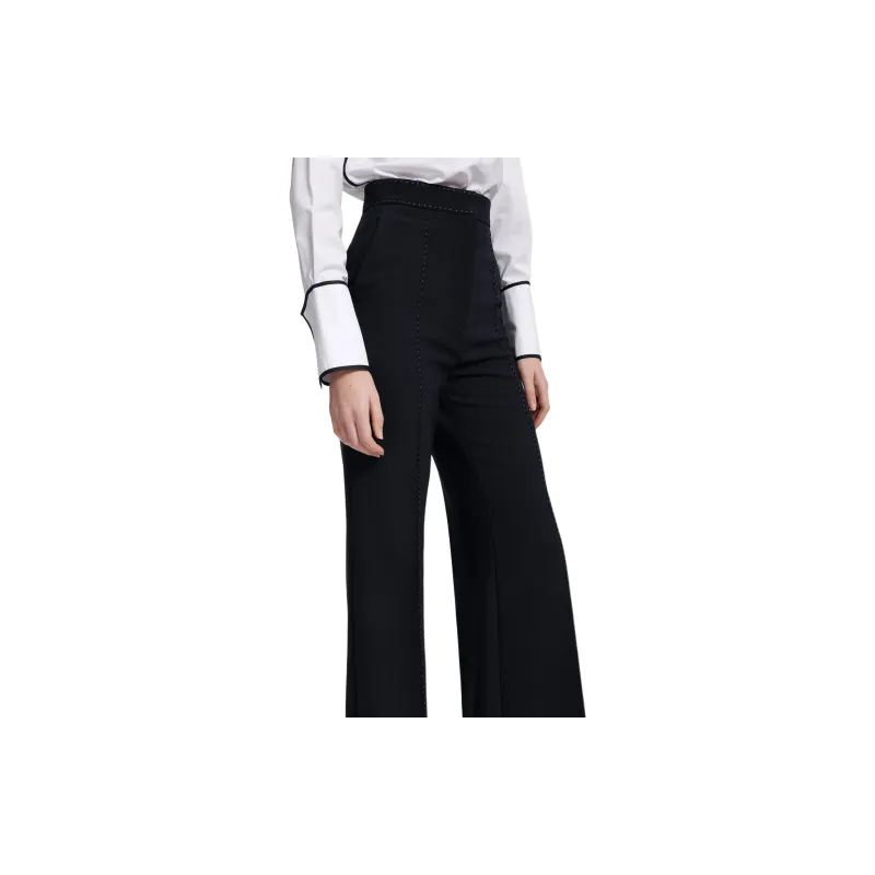 ELIE SAAB Cady Tailored Trousers-1