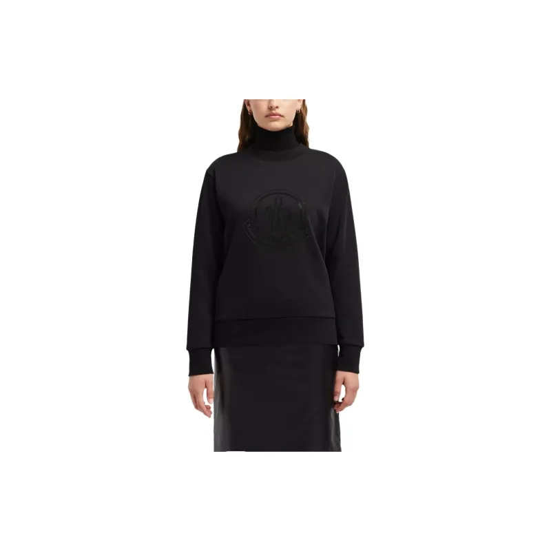 Moncler Logo Embellished Crewneck Sweatshirt-1