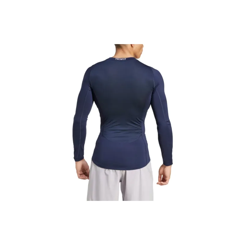 Adidas Free Shipping With AdiClub Techfit Compression Training Long Sleeve Tee-2