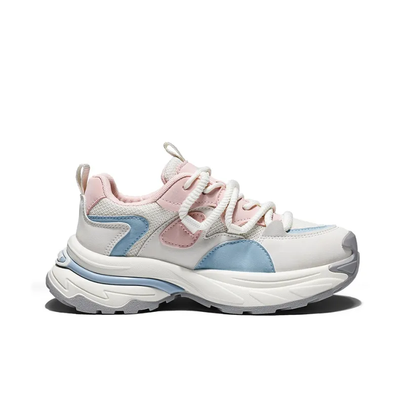 Tonlion Anti Slip And Wear Resistant Breathable Low Top Chunky Sneakers Women's-6