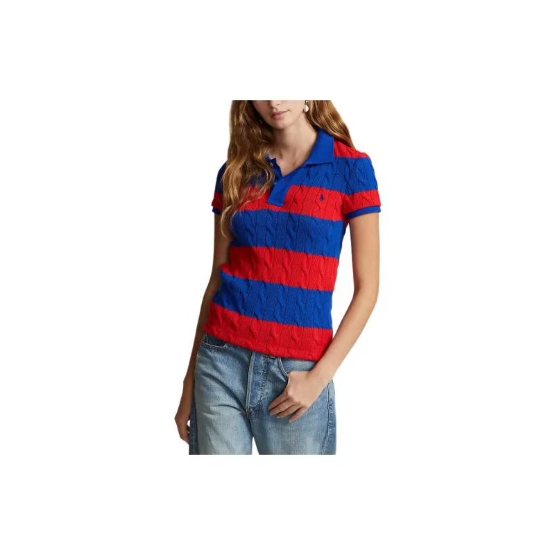 Polo Ralph Lauren SS24 Polo Shirt Women's Petal Red-2