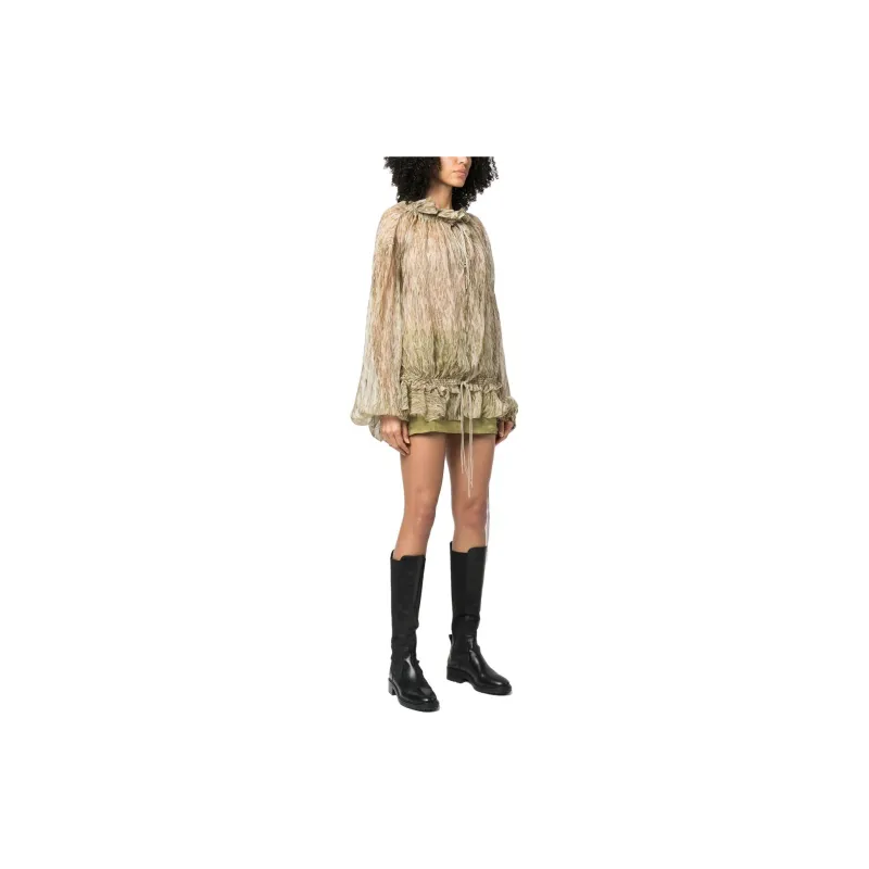 Petar Petrov Chiffon Shirts Women's Green-2