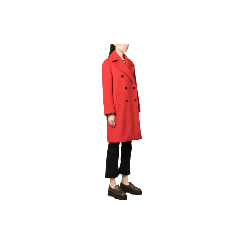 Karl Lagerfeld Double breasted Mid length Coat-3