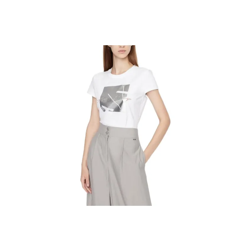 ARMANI EXCHANGE T-Shirts Women's White-3