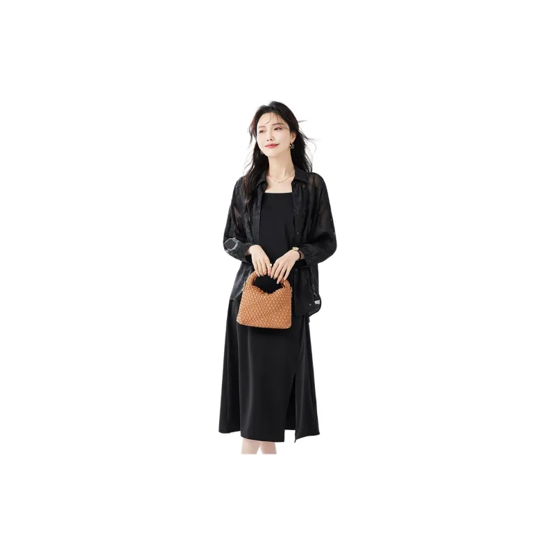TERRE BLEUE Skirt Set Women's Black-1