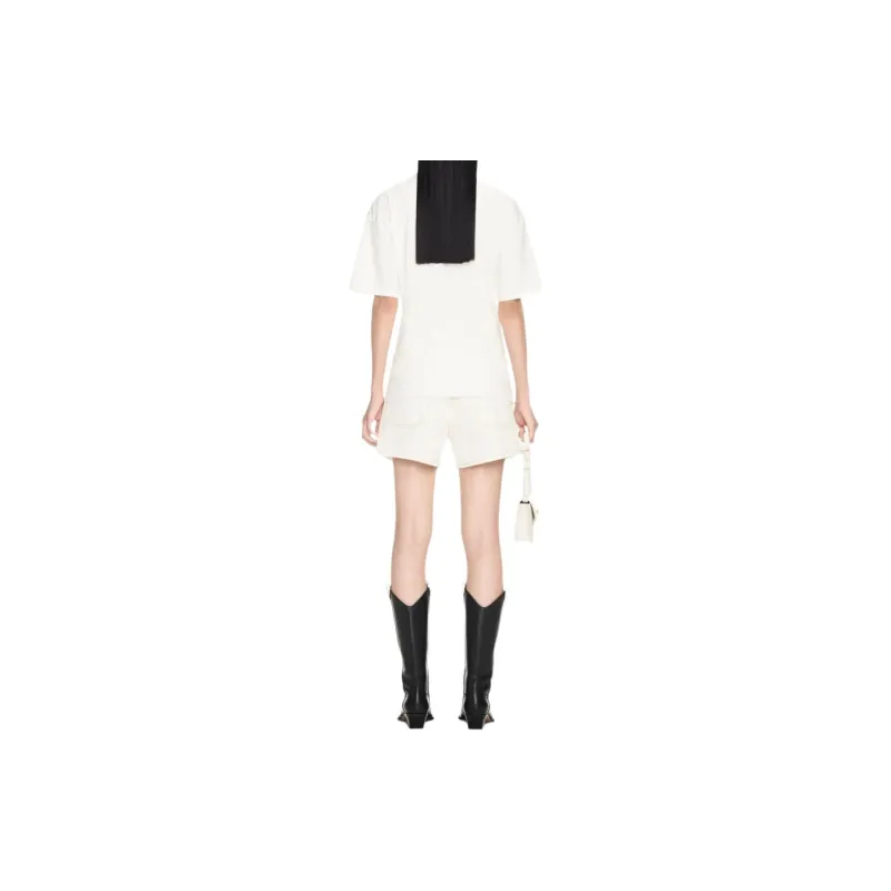 OFF WHITE Arrows motif Twisted Cotton Shirt-2