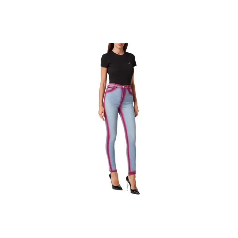 PHILIPP PLEIN Super Fluo High rise Jeggings-1
