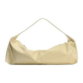 ZARA Sheepskin Portable Crossbody Bag Shoulder Bag Medium Size Women's Yellow