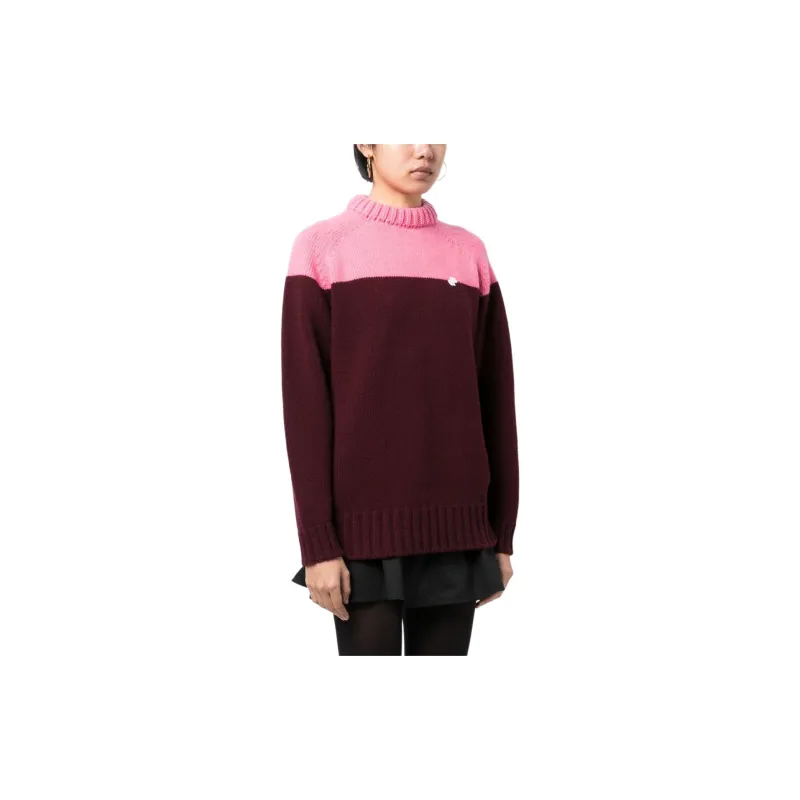 Patou Two tone Knitted Jumper-3