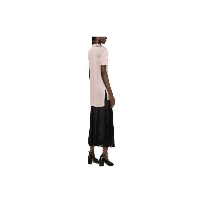 Maison Margiela Asymmetric Hem Polo Shirt-2