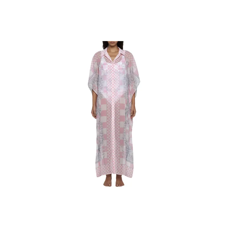 VERSACE Short-Sleeved Dresses Women's Pink-1