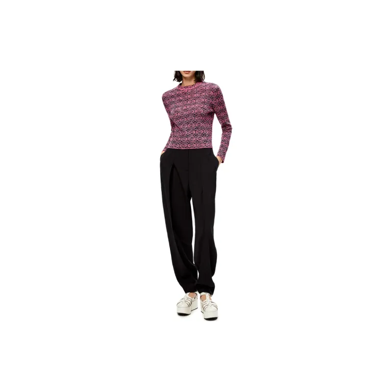 LOEWE Anagram Sweater 'Pink/Black'-1