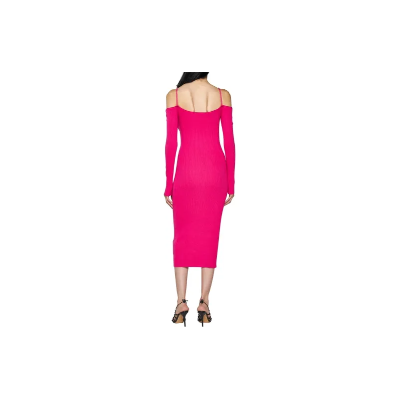 Jacquemus Long-Sleeved Dresses Women's Pink-1