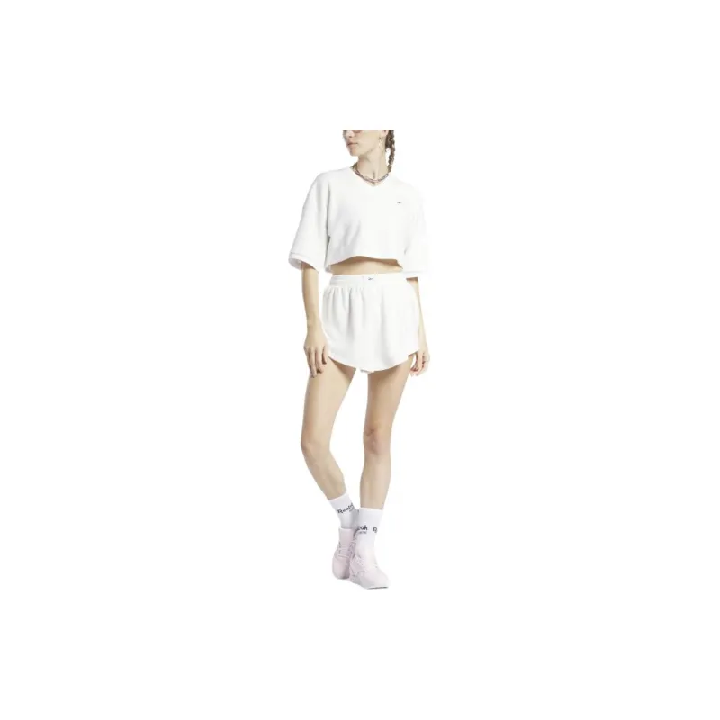 Reebok Classics Natural Dye Towel Sports Shorts Women's White-2