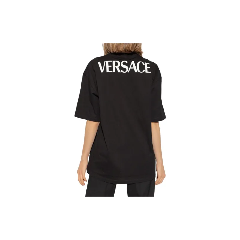 VERSACE Logo Printed Oversized T Shirt-2