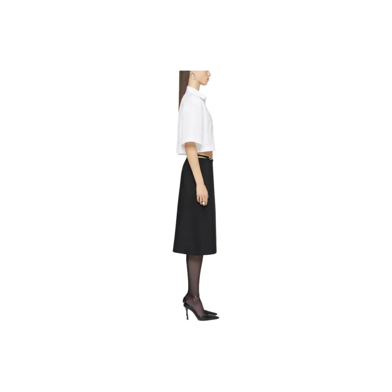 Givenchy Embellished Cropped Shirt-2
