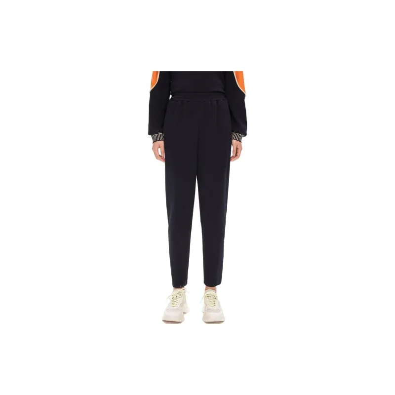 XII BASKET Casual Pants Women's Navy Blue-2