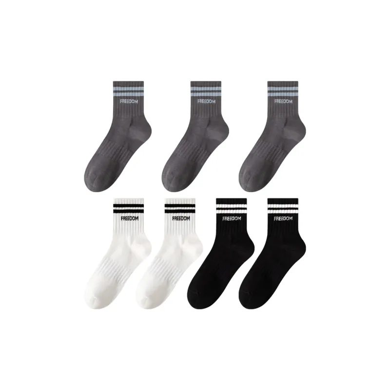 MIIOW Trend Party Series Mid Calf Socks Unisex 7 Pack-2