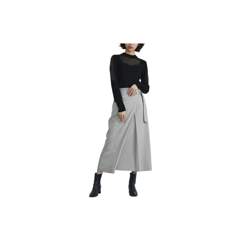 UNITED TOKYO Casual Long Skirts Women's Light Brown-1