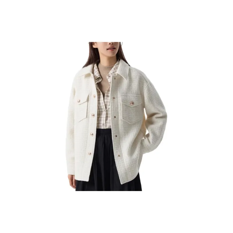 SEM/R Jackets & Coats Women's White Tone-3