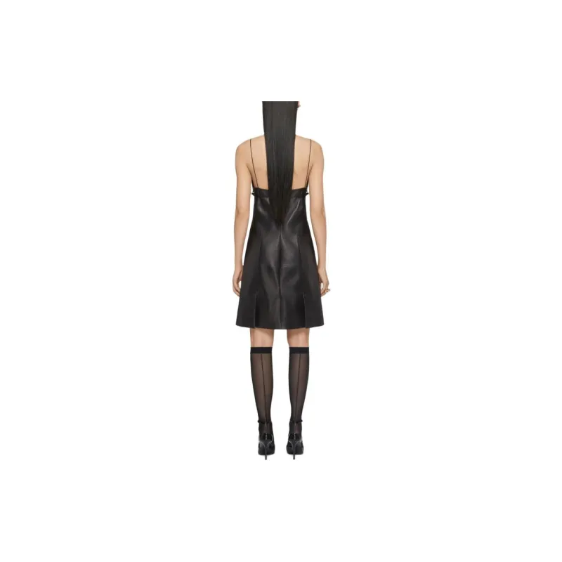 Givenchy Voyou Leather Mini Dress-2