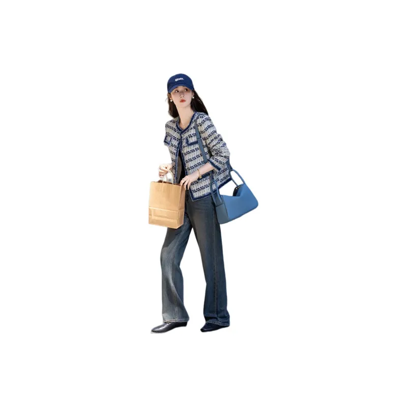 【dme】 Jackets Coats Women's Dark Denim Blue-4