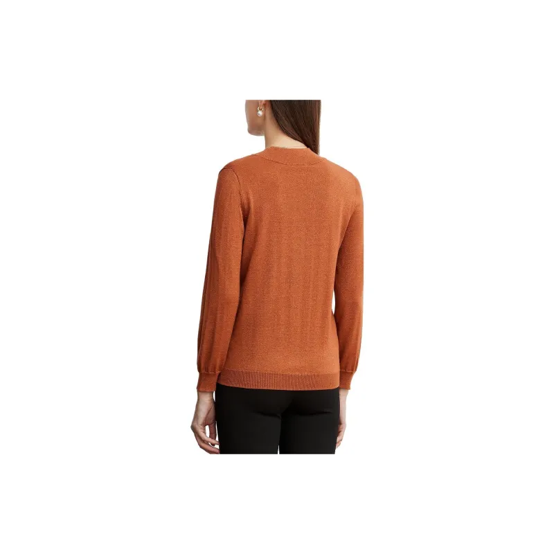 FINITY Sweaters Women's Orange-2