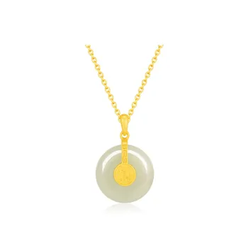 CHINA GOLD Pendants Green Jade Women's