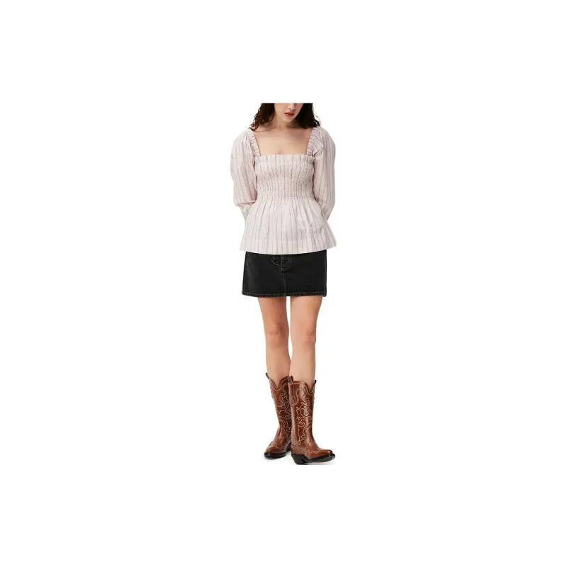 GANNI Shirts Women's Violet-1