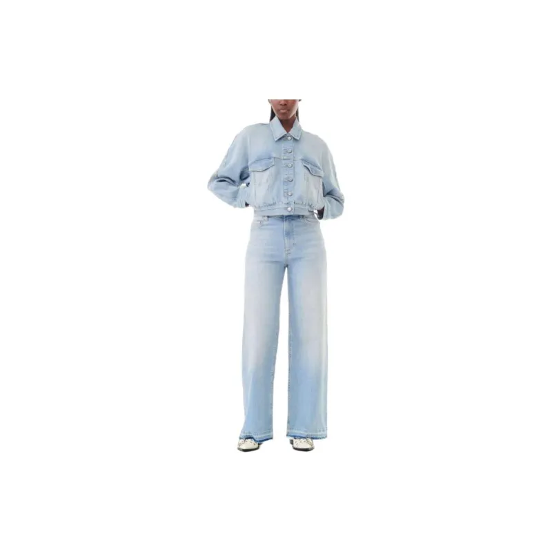 GANNI Denim Bomber Jacket-2