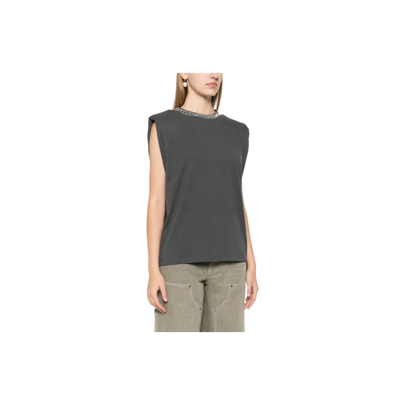 Golden Goose Embellished Neck Sleeveless Top-3