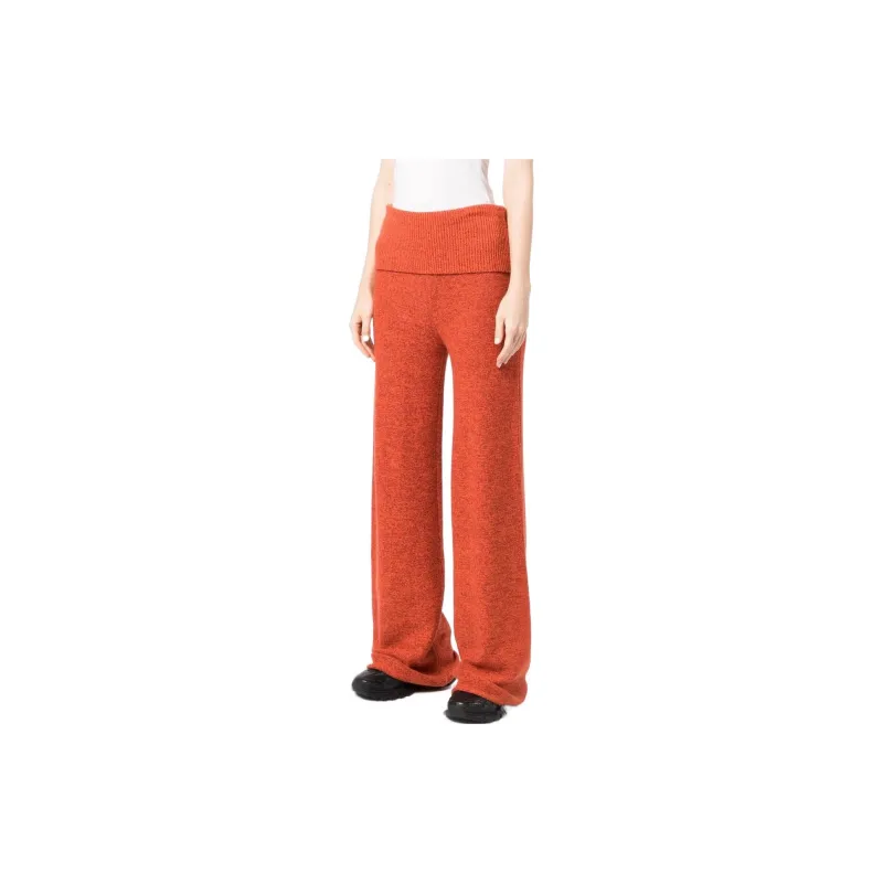 OFF-WHITE Knitted Sweatpants Women's Amber Orange-2