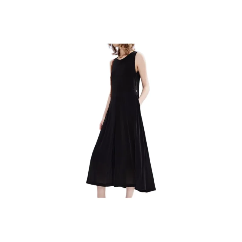 DKNY Sleeveless Dress Women's Black-3