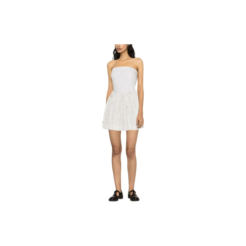 Molly Goddard Hannah Polka Dot print Minidress-1