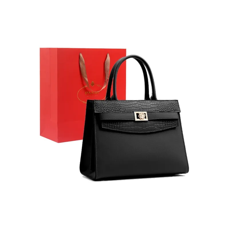 PAYOT Cow Leather Patchwork Synthetic Leather Wedding Bag One Shoulder Handbag Regular Women's Burgundy/Black/Blue/Ecru-11