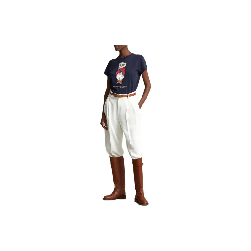 Polo Ralph Lauren T Shirt Women's Hunter Navy Blue-1
